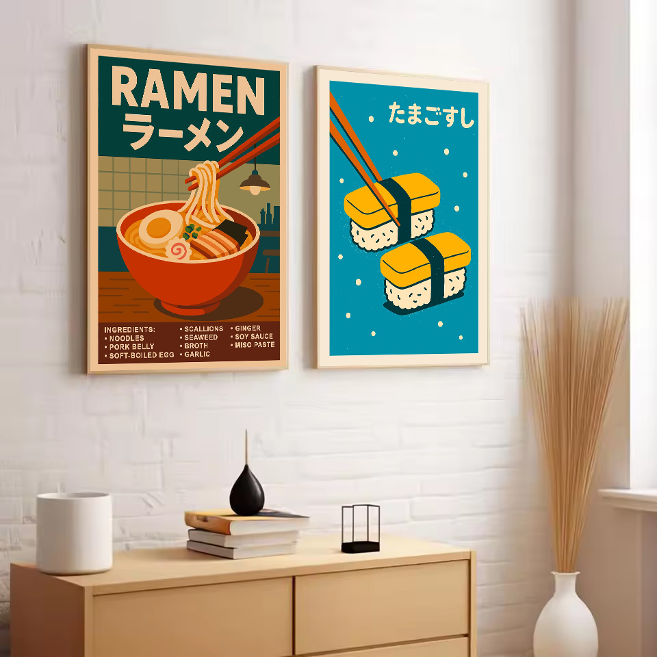 لوحة فنية جدارية بتصميم قط أسو - مراجعة Japanese Culture Lifestyle وسعره