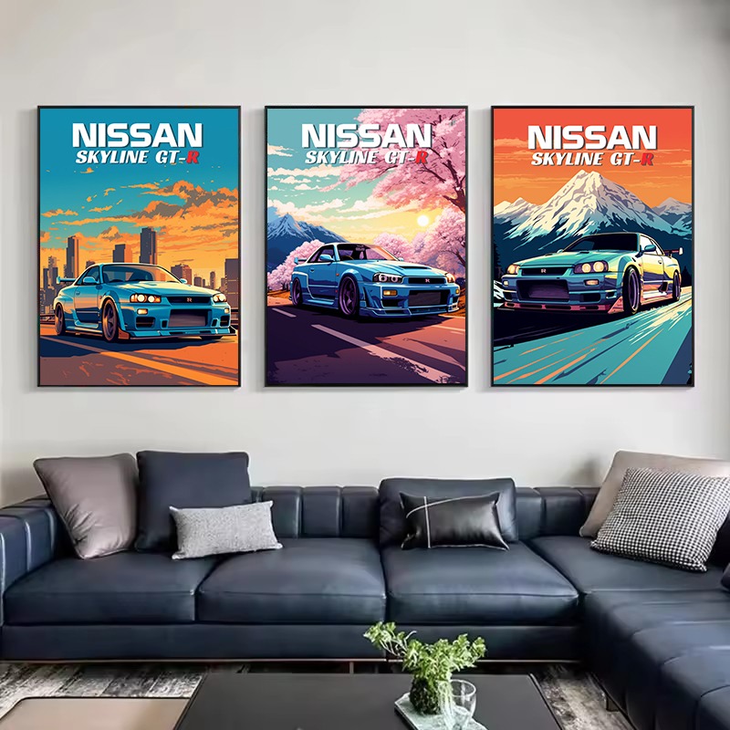 لوحة فنية مطبوعة على قماش لسيا - مراجعة Japanese Car Lifestyle وسعره