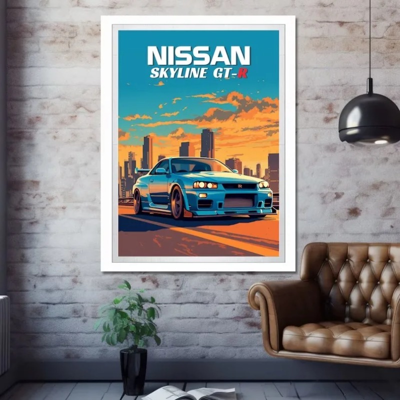 لوحة فنية مطبوعة على قماش لسيا - مراجعة Japanese Car Lifestyle وسعره