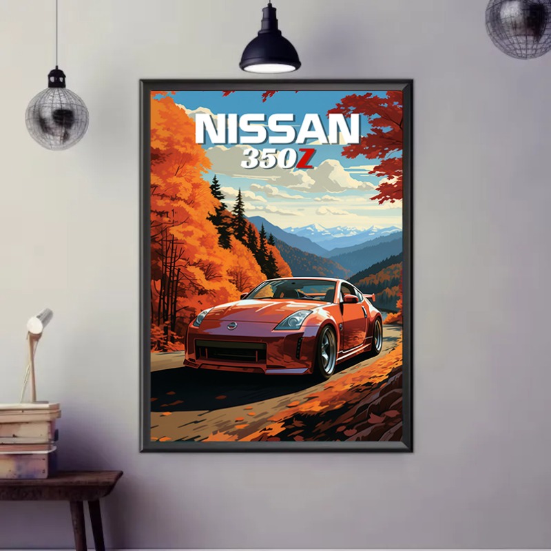 لوحة فنية مطبوعة على قماش لسيا - مراجعة Japanese Car Lifestyle وسعره