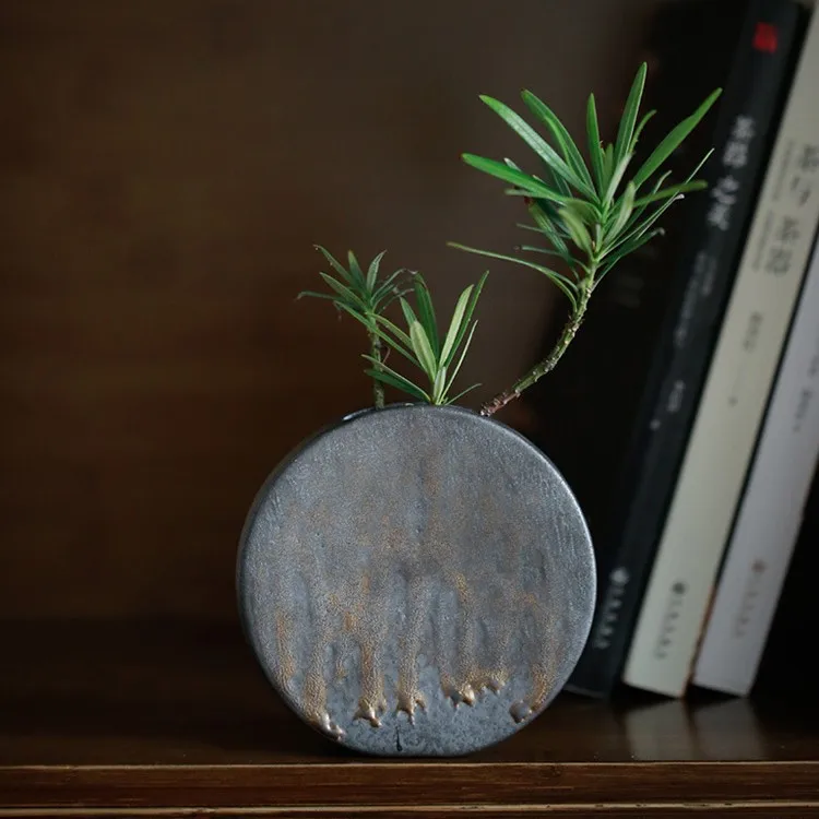 الكورية نمط مجردة ايكيبانا الس - مراجعة Ikebana Vase Kenzan وسعره