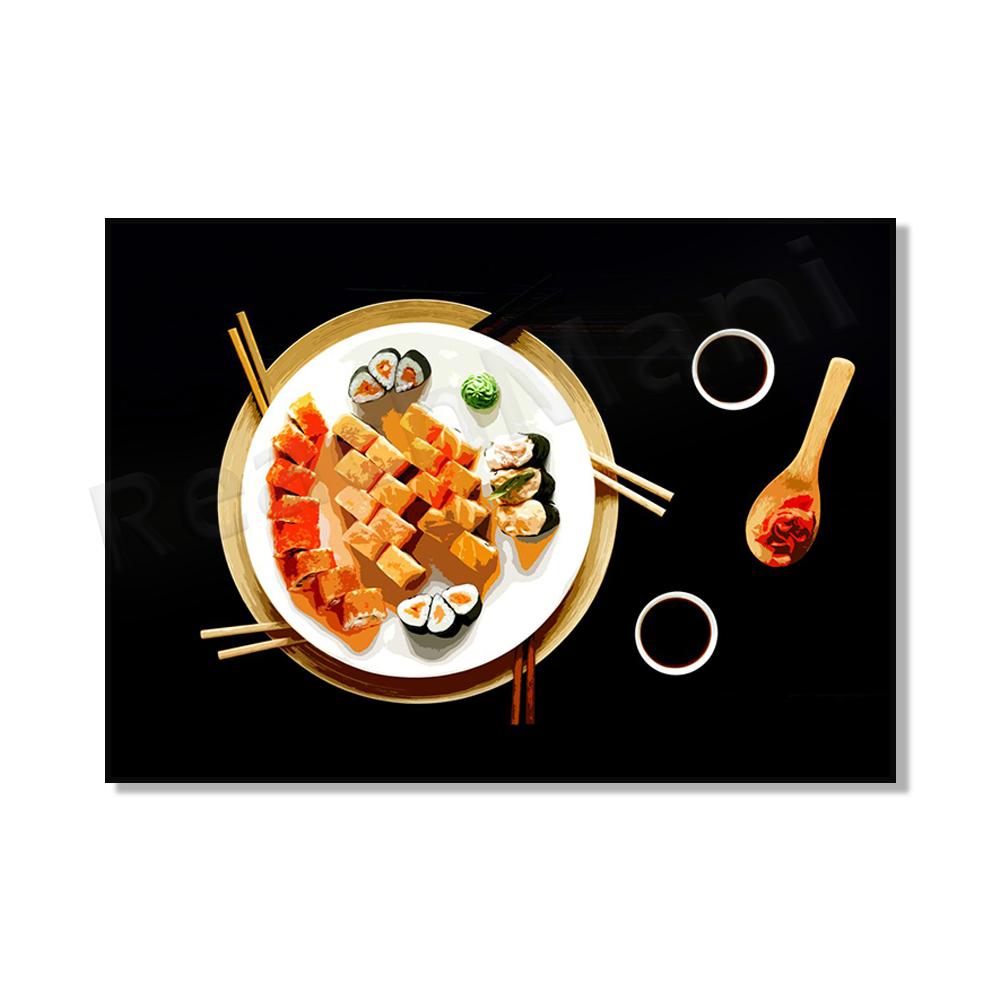 لوحات فنية جدارية على الطراز ا - مراجعة Japanese Food Lifestyle وسعره