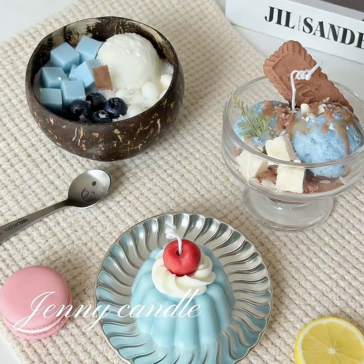 وعاء من قشر جوز الهند على الطر - مراجعة Japanese Candle Wax وسعره