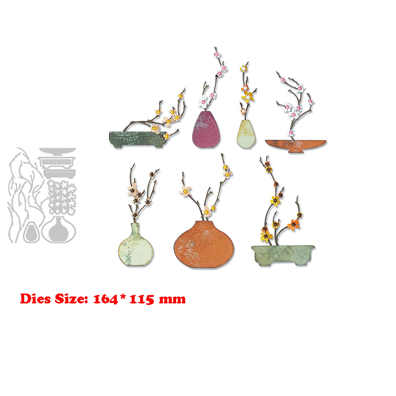 وصل حديثًا قوالب القطع المعدني - مراجعة Ikebana Vase Kenzan وسعره